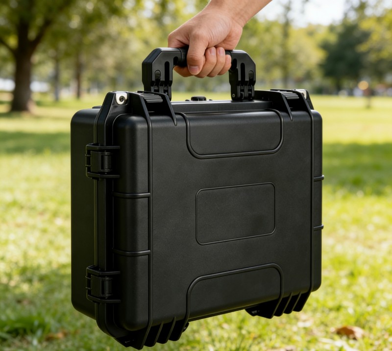 符合人体工程学的手持硬盒