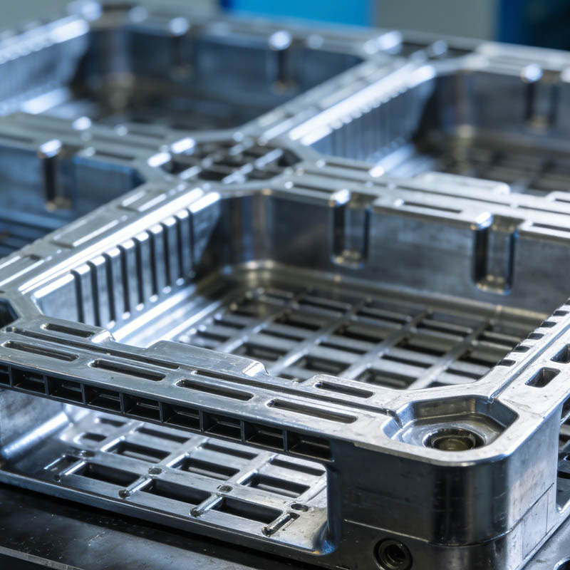 物流周转箱及托盘模具