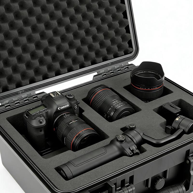 带泡沫的塑料设备箱